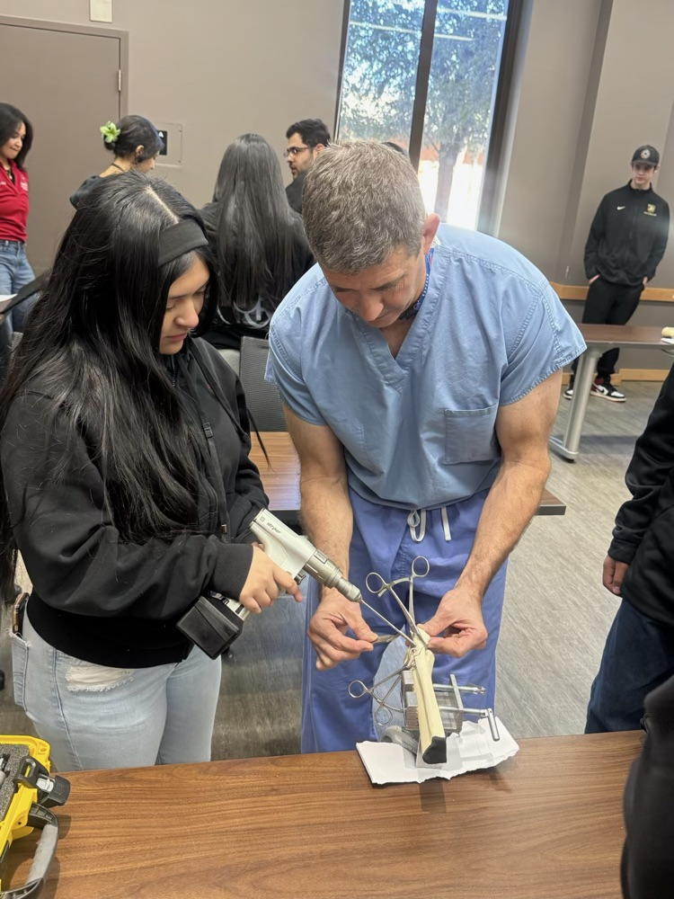 students exploring the options at Texas Tech health services center