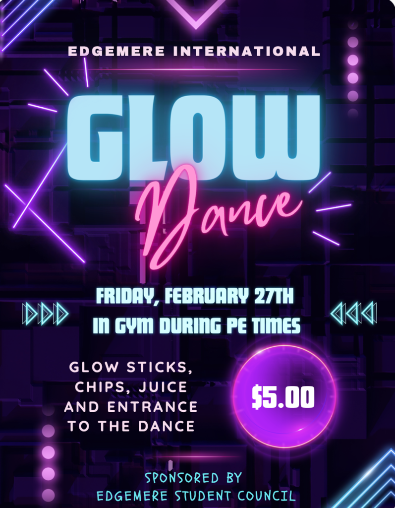 glow dance flyer