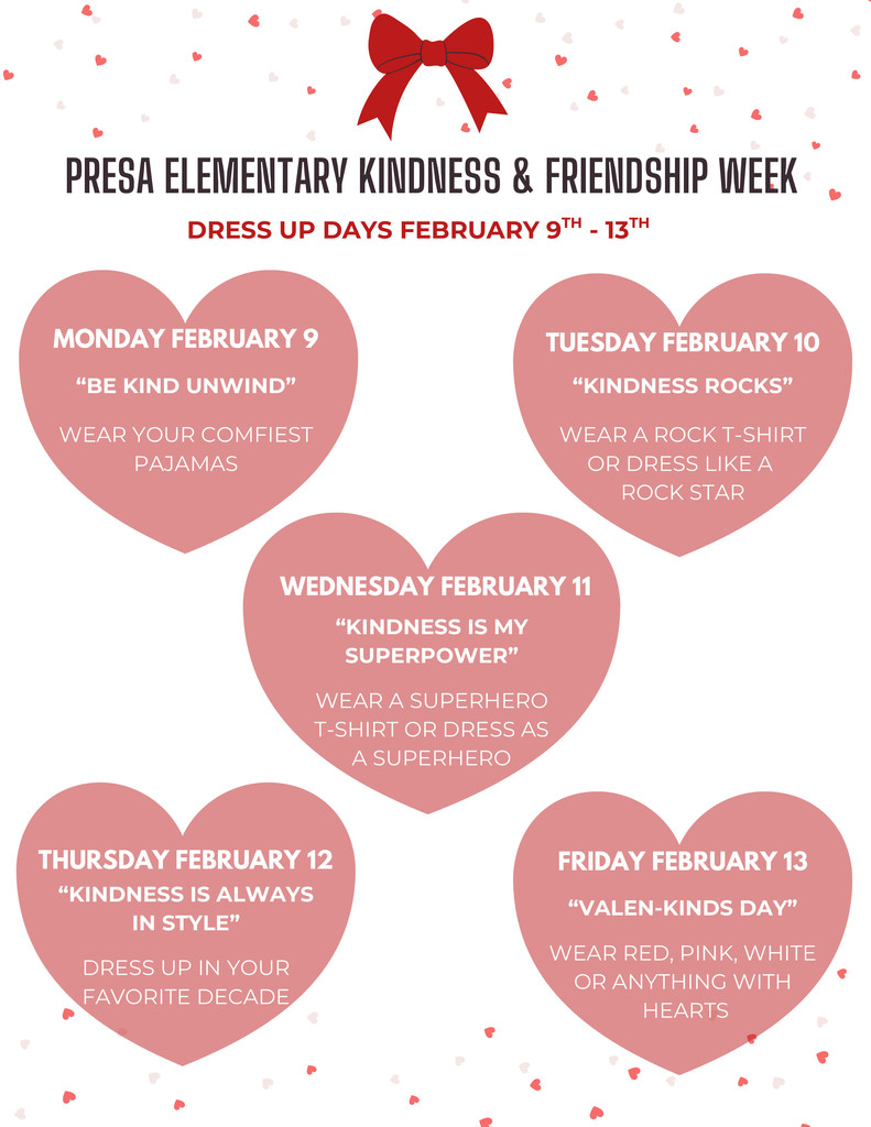 Kindness & Friendship week dress up flyer 