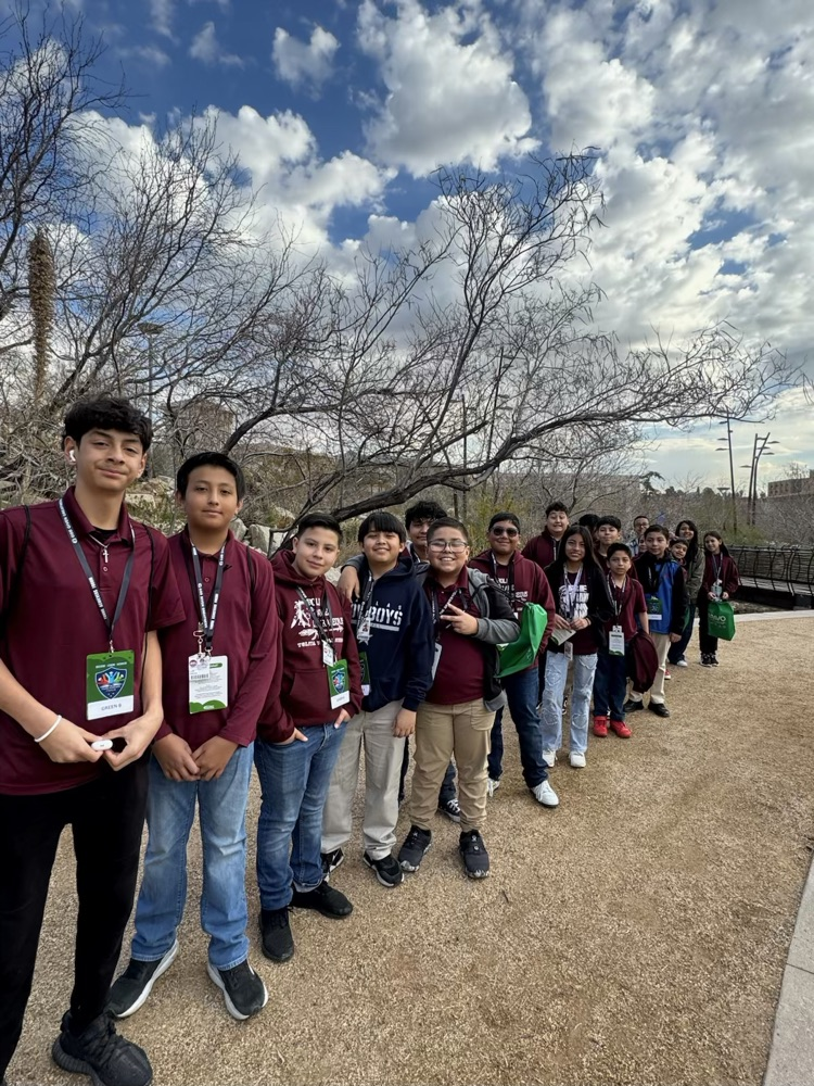 Ysleta MS students at Young Achievers Forum