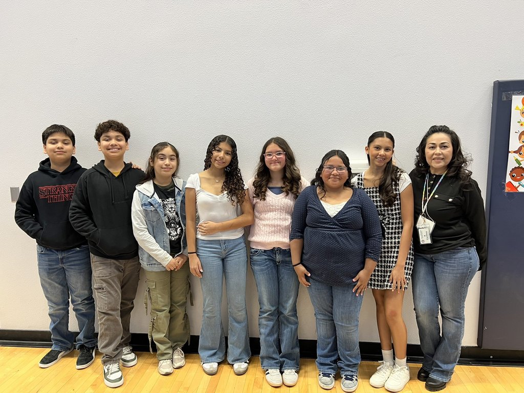 EKIS students and teacher at a Spanish Academic Contest.
