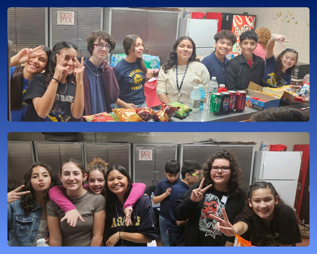 Photo collage of EKIS students at a Valentine's dance.
