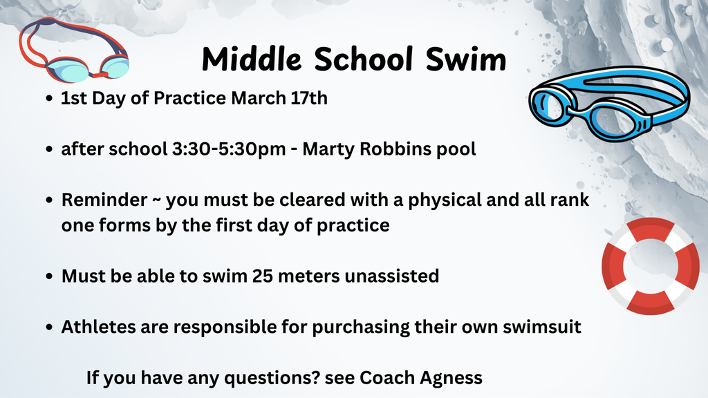 middle school swim