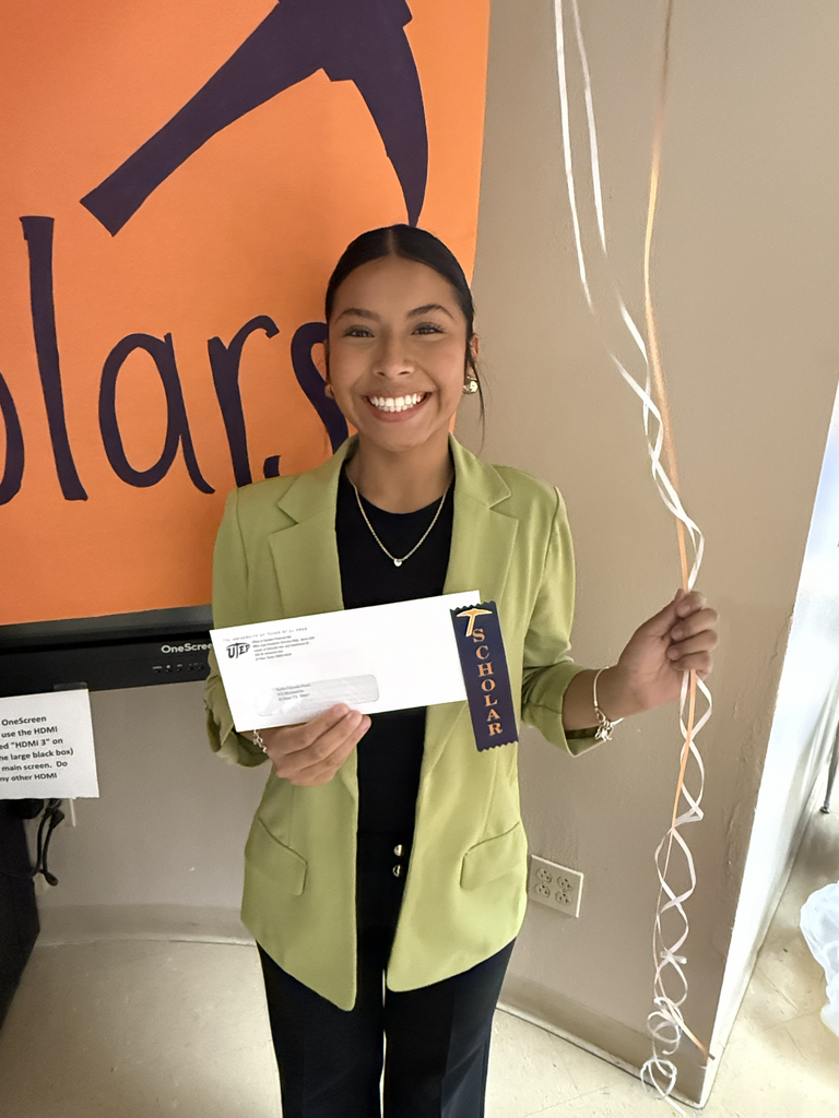 We are proud and excited for our Highlanders!  Congratulations to all our Bel Air students who received UTEP scholarships today!!! 