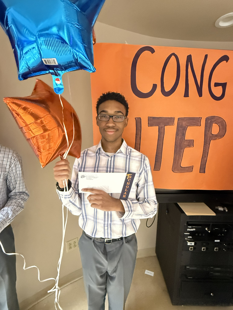 We are proud and excited for our Highlanders!  Congratulations to all our Bel Air students who received UTEP scholarships today!!! 