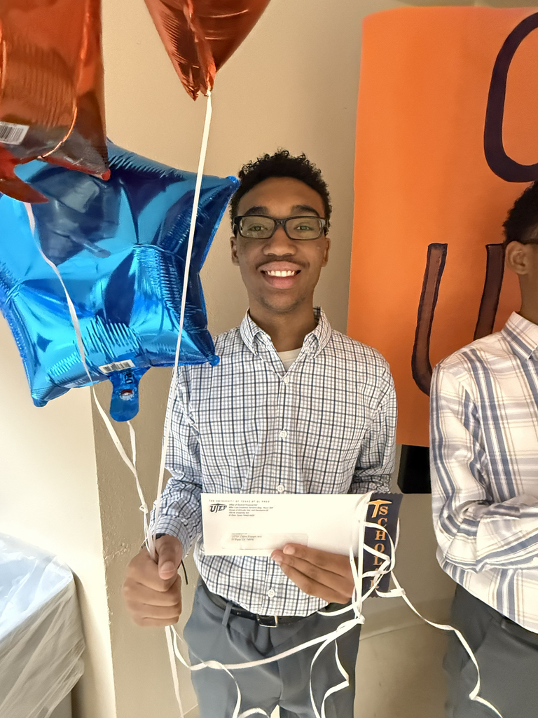 We are proud and excited for our Highlanders!  Congratulations to all our Bel Air students who received UTEP scholarships today!!! 