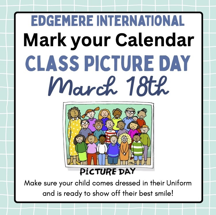 Class picture day flyer