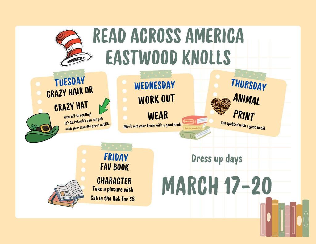 Announcing EKIS Read Across America events.