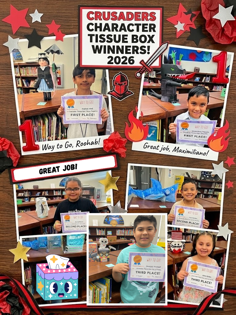 CRUSADERS CHARACTER TISSUE BOX WINNERS 