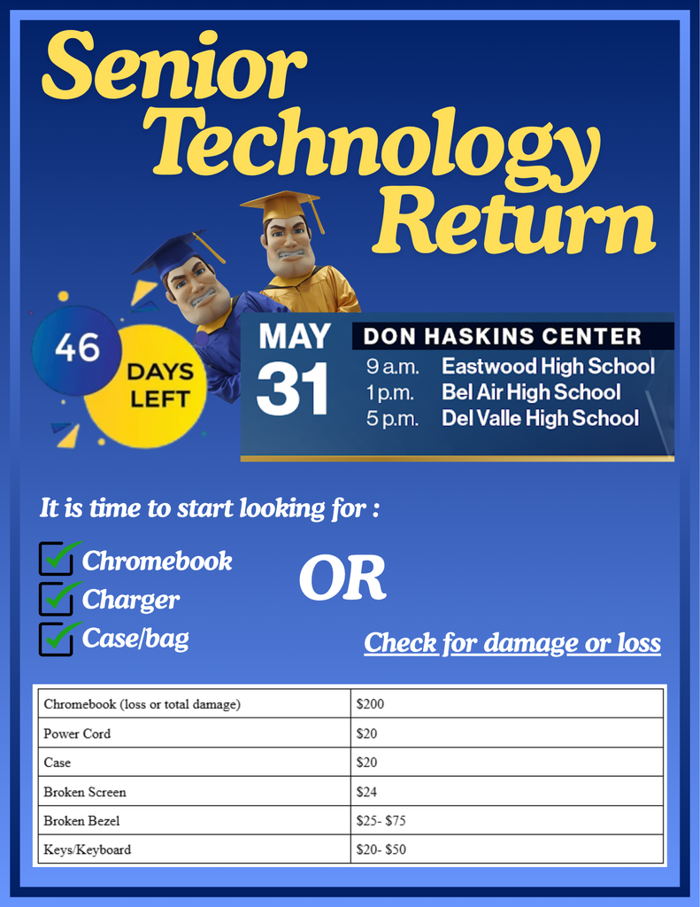 EHS Senior Tech Return