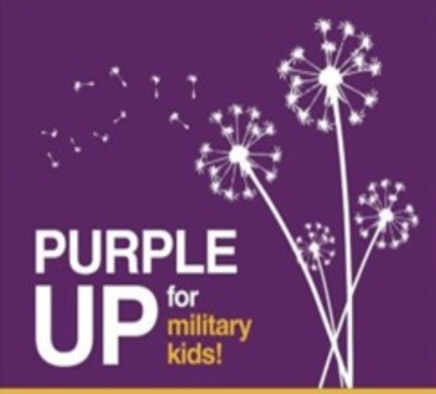 Purple Up for Military Kids!