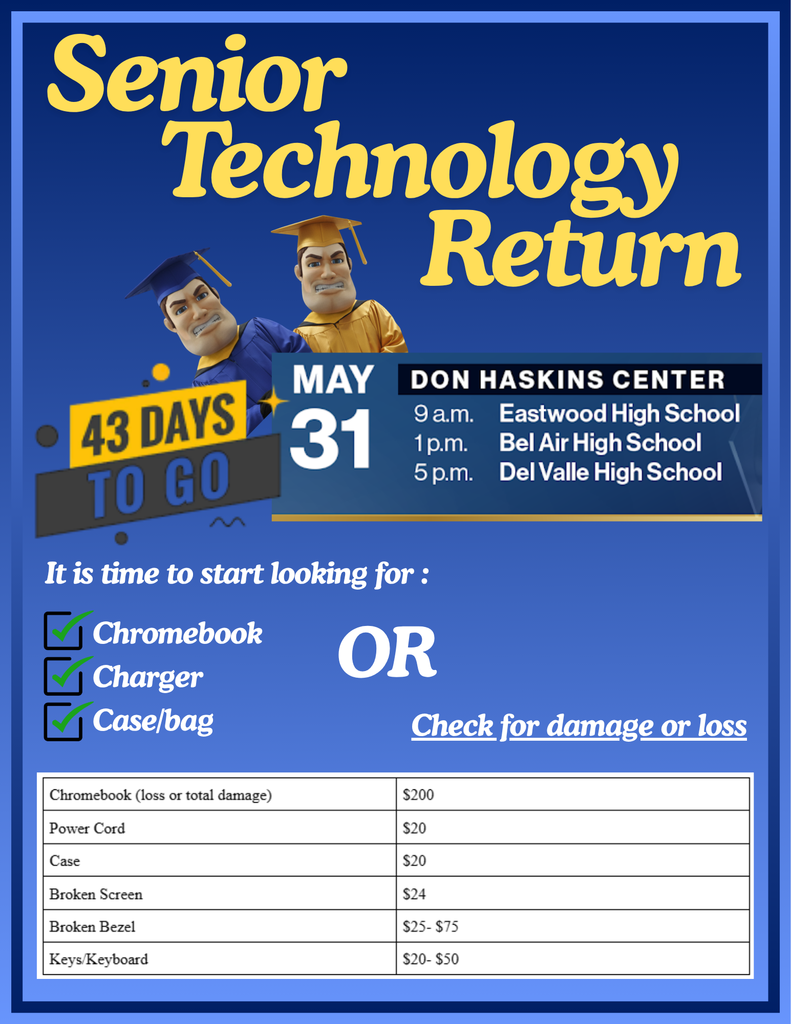 EHS Senior Tech Return