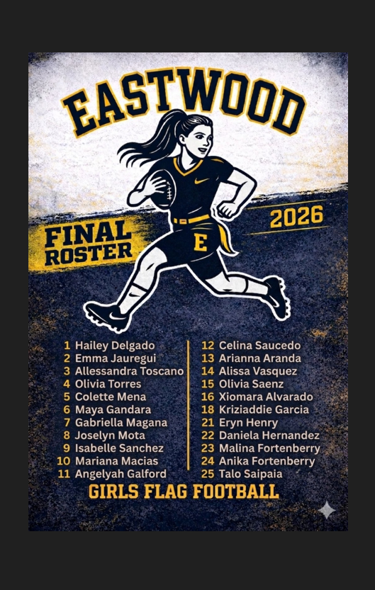 EHS Girls Flag Football Roster