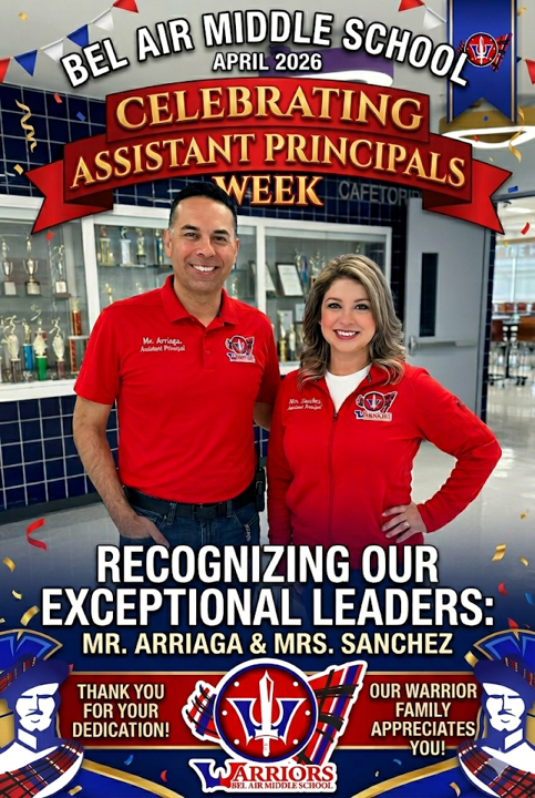 Assistant Principal Week - Angelo Arriaga & Bernadette Sanchez