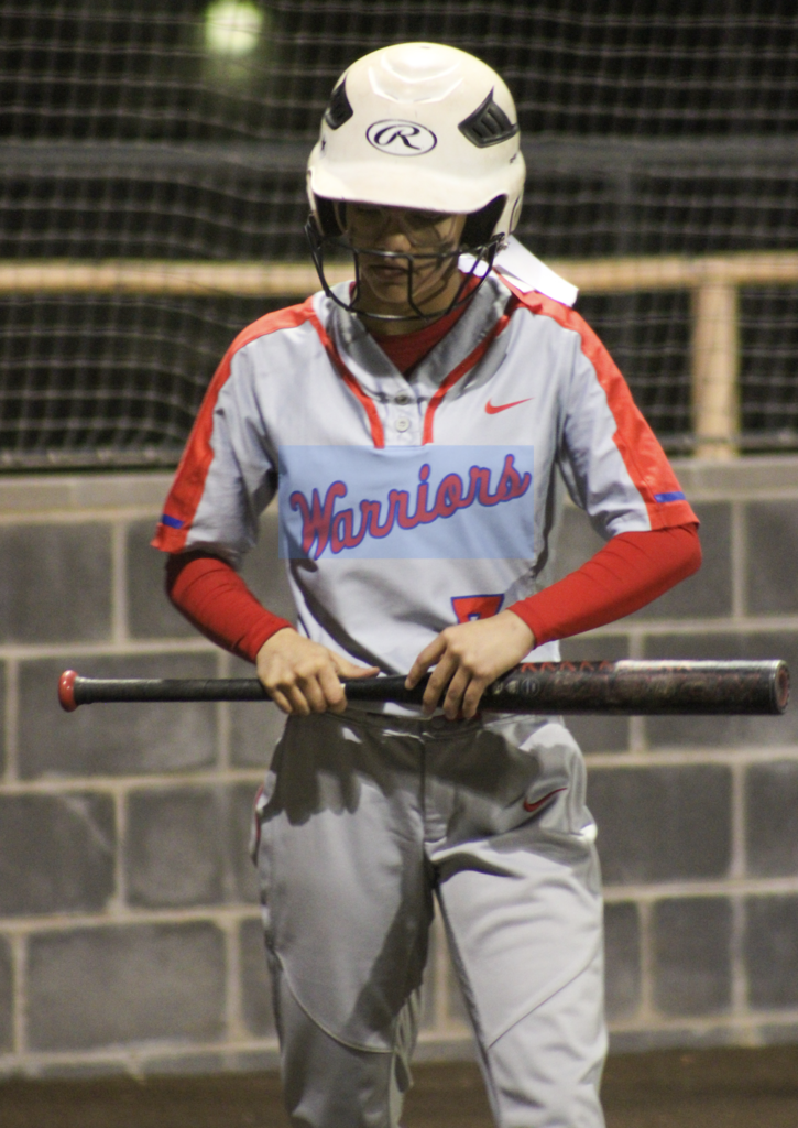 BAMS 8th Grade Softball Coming up to the batters box