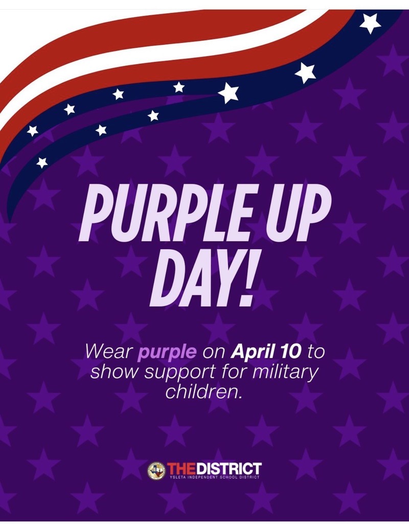Purple Up Day at YISD