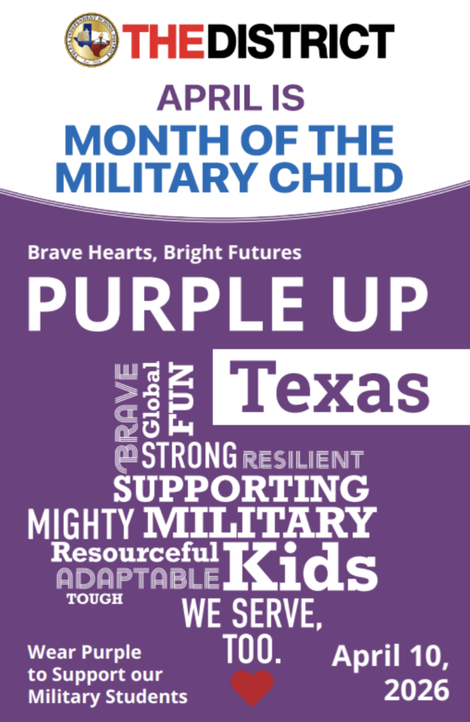 April is the month of the Military Child