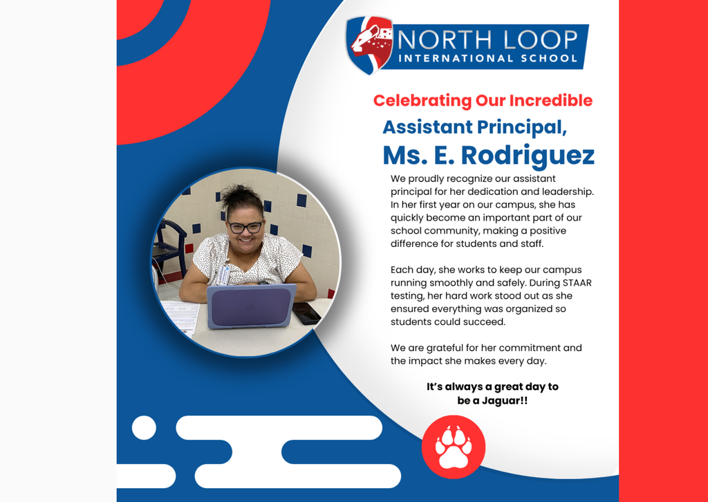 Celebrating our incredible Assistant Principal, Ms. Evonne Rodriguez for Assistant Principal Appreciation Week.