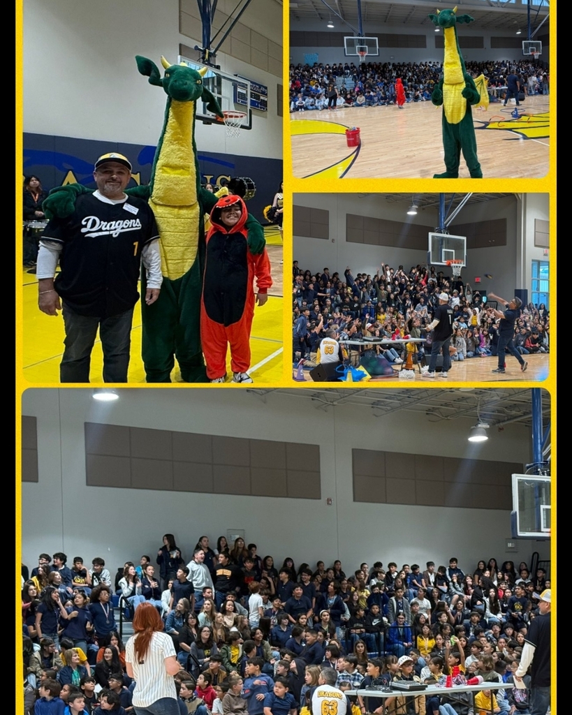 Photo collage of EKIS students at a STAAR rally.