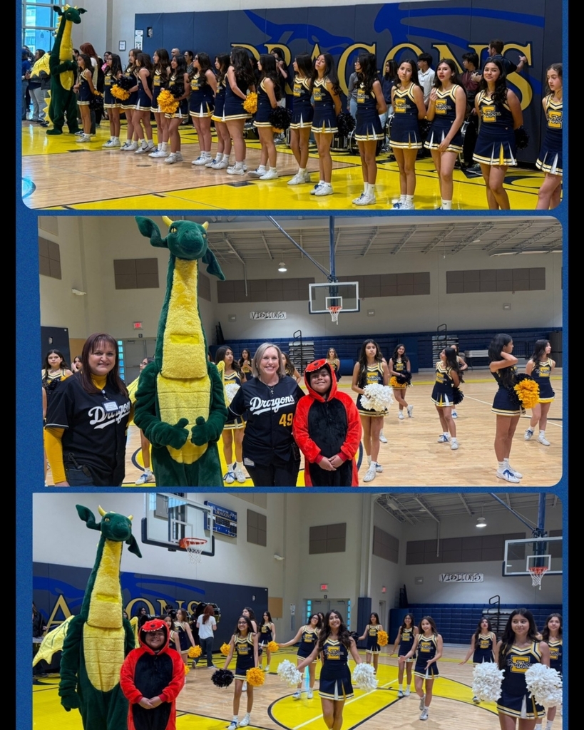 Photo collage of EKIS students at a STAAR rally.
