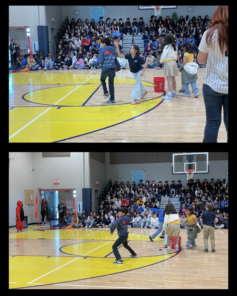 Photo collage of EKIS students at a STAAR rally.