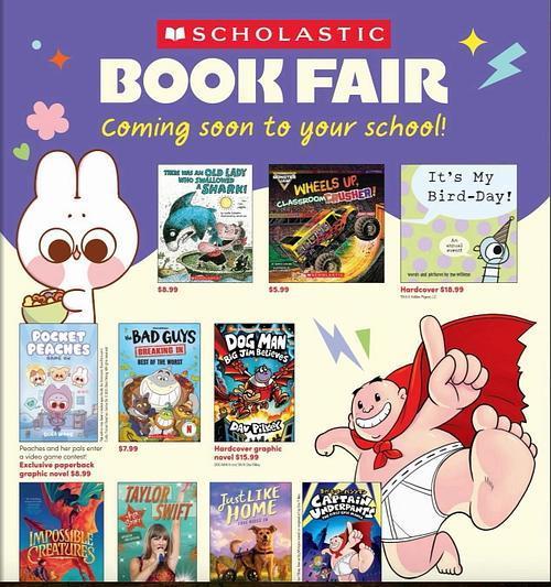 scholastic book fair flyer