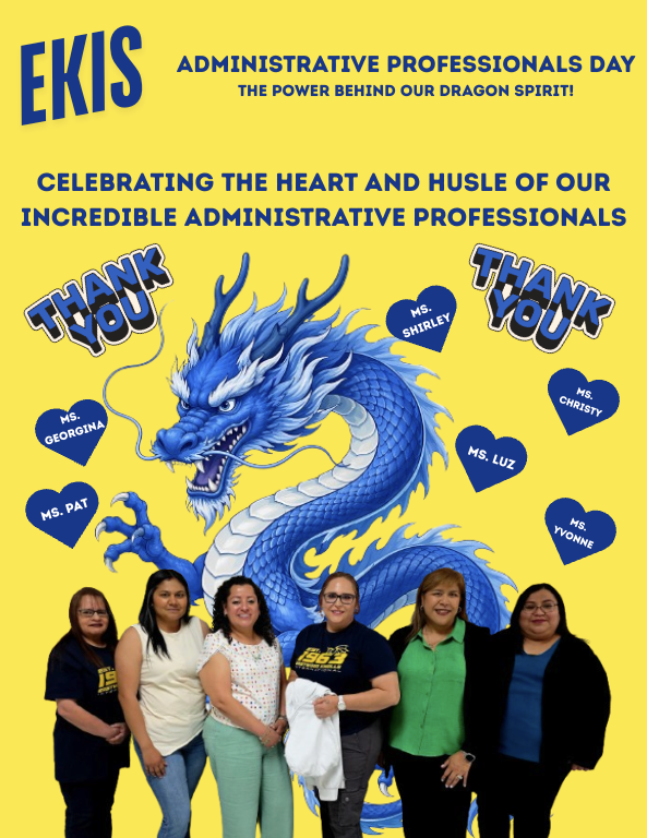 Flyer of EKIS administrative professionals.