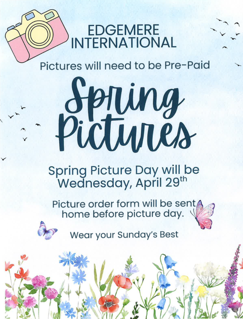 spring pictures flyer