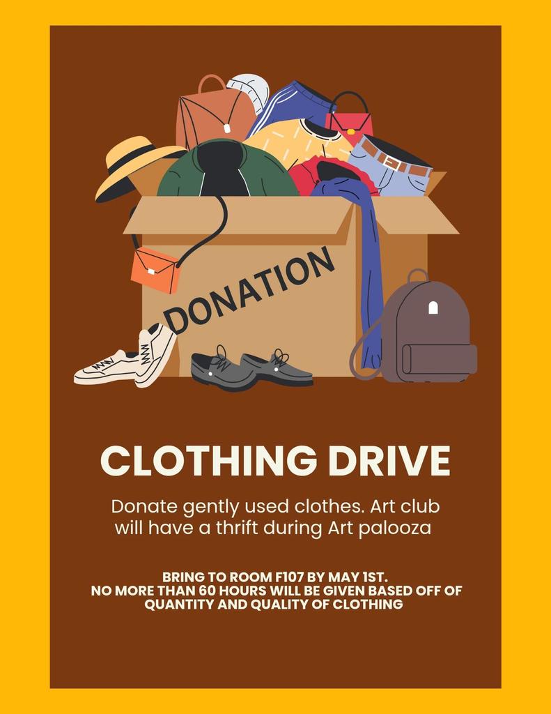 EHS Art Club Clothing Drive