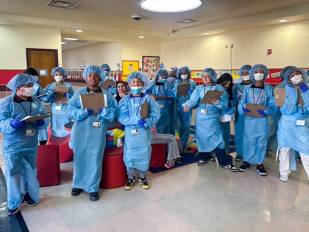 Ysleta ES Warriors use their Surgery Charts to track their Order of Operations in math class.