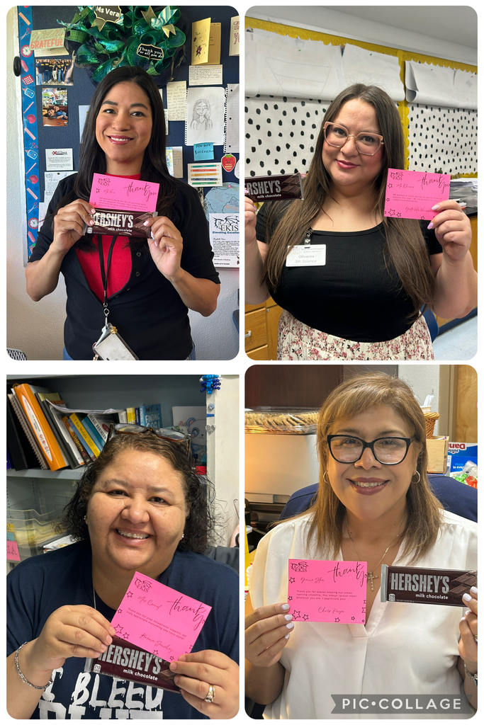 Photo collage of EKIS teachers receiving a shout out from the community.