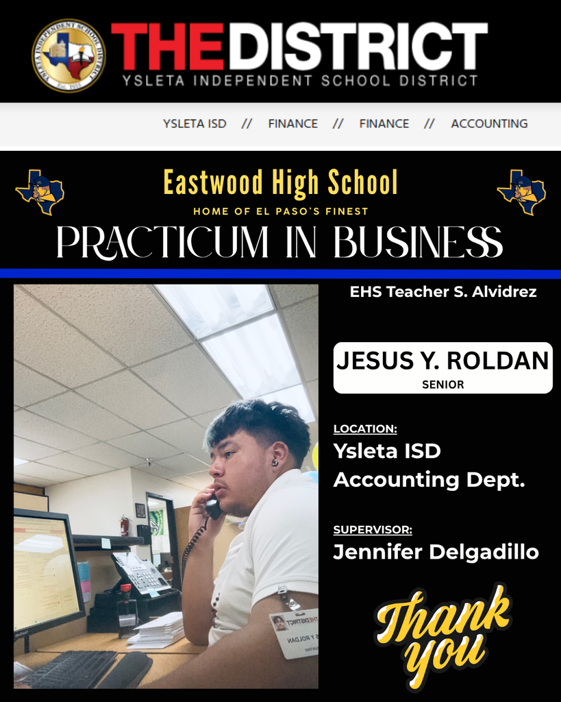 EHS Practicum in Business YISD Accounting