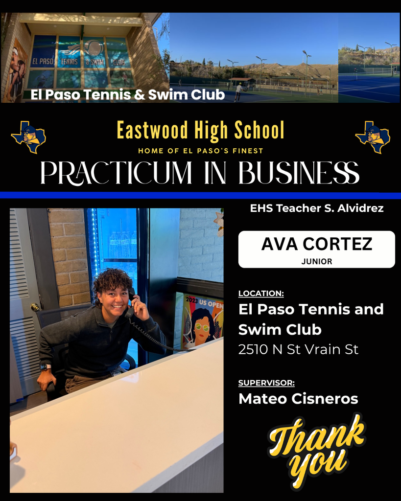 EHS Practicum in Business El Paso Tennis and Swim Club
