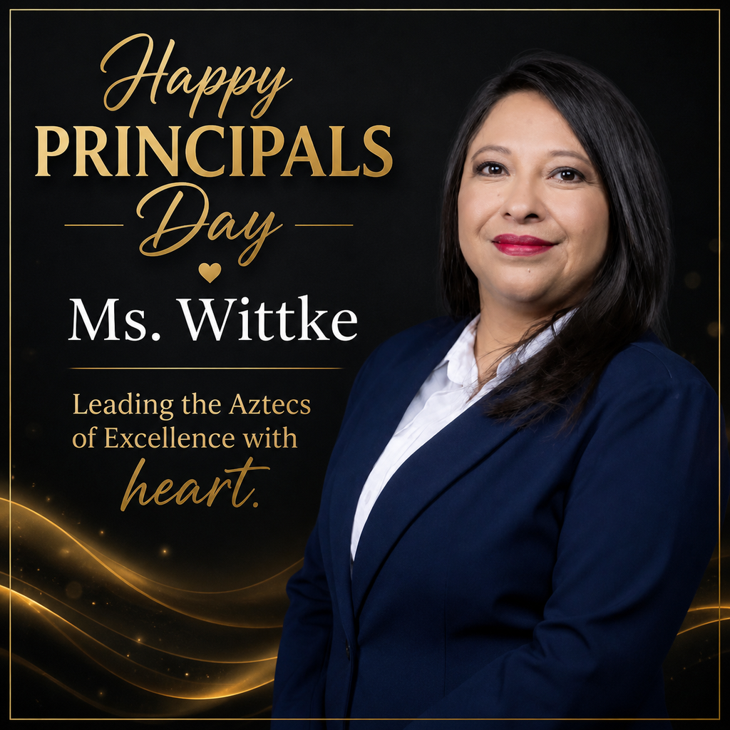 A picture of our Principal Ms.  Wittke.