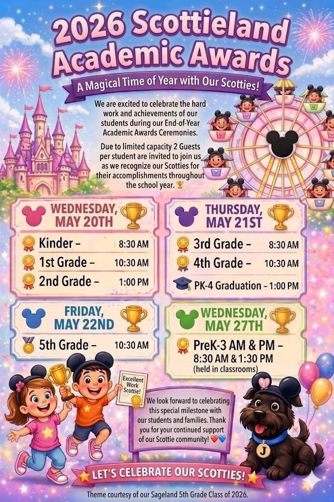 Academic Awards Date Flyer