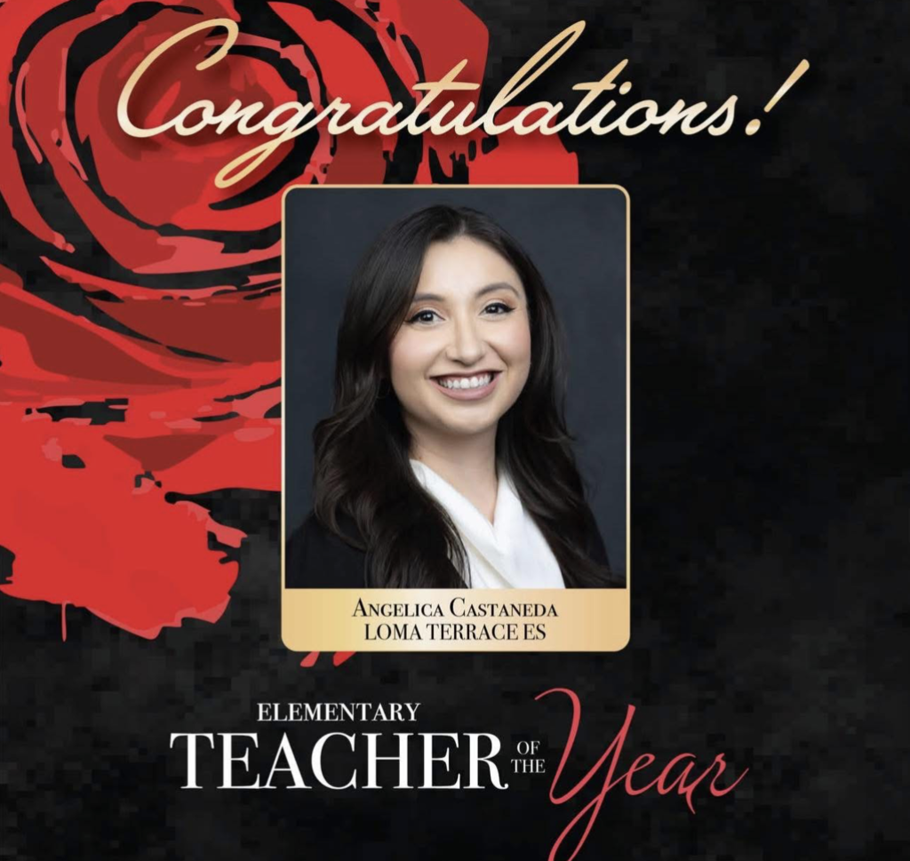 Ms. Castañeda is named Elementary Teacher of the Year