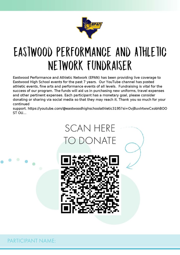 EPAN & KEHS QR Code for Fundraiser link