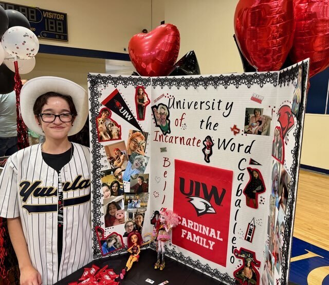senior signing with slide celebration for class of 2026 student image