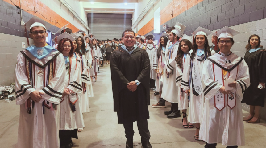 J. M. Hanks High School 2026 Seniors at Graduation Ceremony