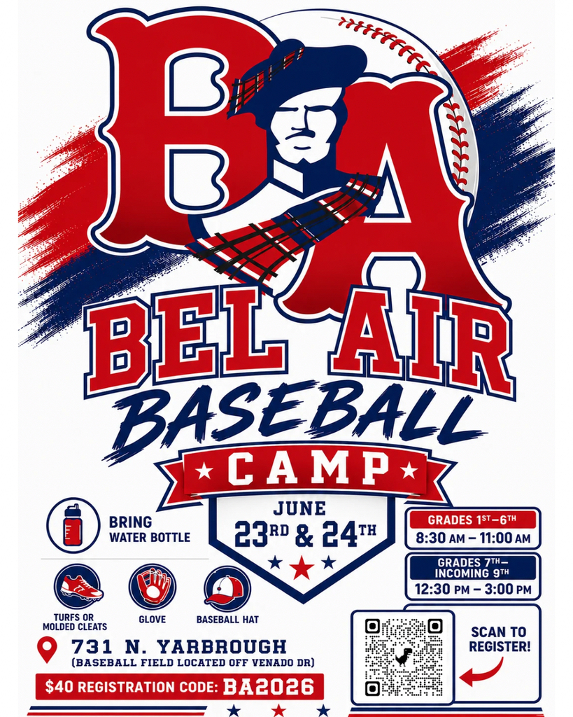 Bel Air baseball camp