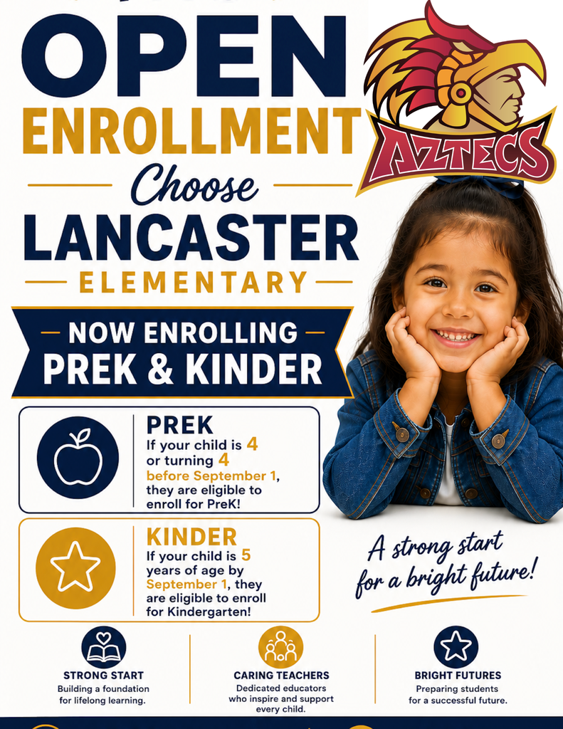 Lancaster flyer for enrollment.