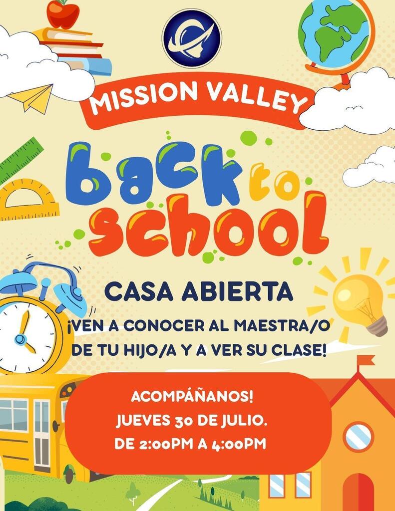 Back To School Casa Abierta