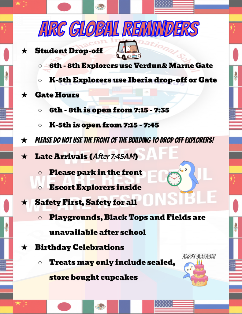 Global reminders for safety