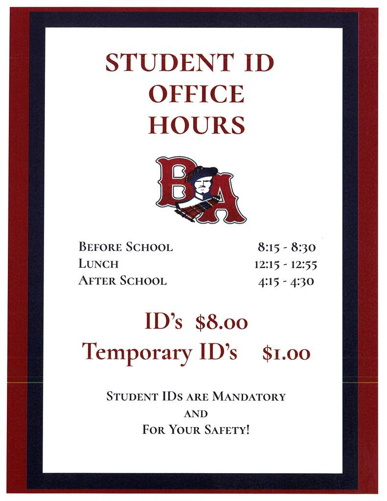 Student ID Office Hours