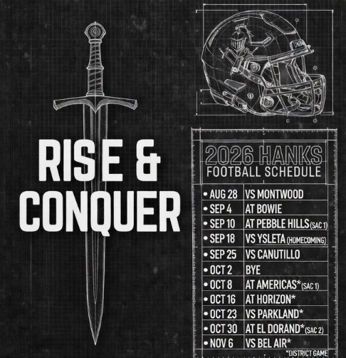 2026 Hanks Football Schedule