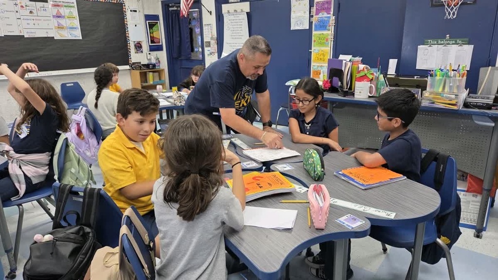 Thank you, Mr. Puga, for being the guest teacher for 5th grade on Friday. The students loved having you and watching you work your magic. You brought principal energy to the lesson! ✨ We appreciate you taking the time to connect with students, making learning fun, and reminding us that great leaders aren't afraid to jump right into the action.💙💛🐉  Laura Lopez