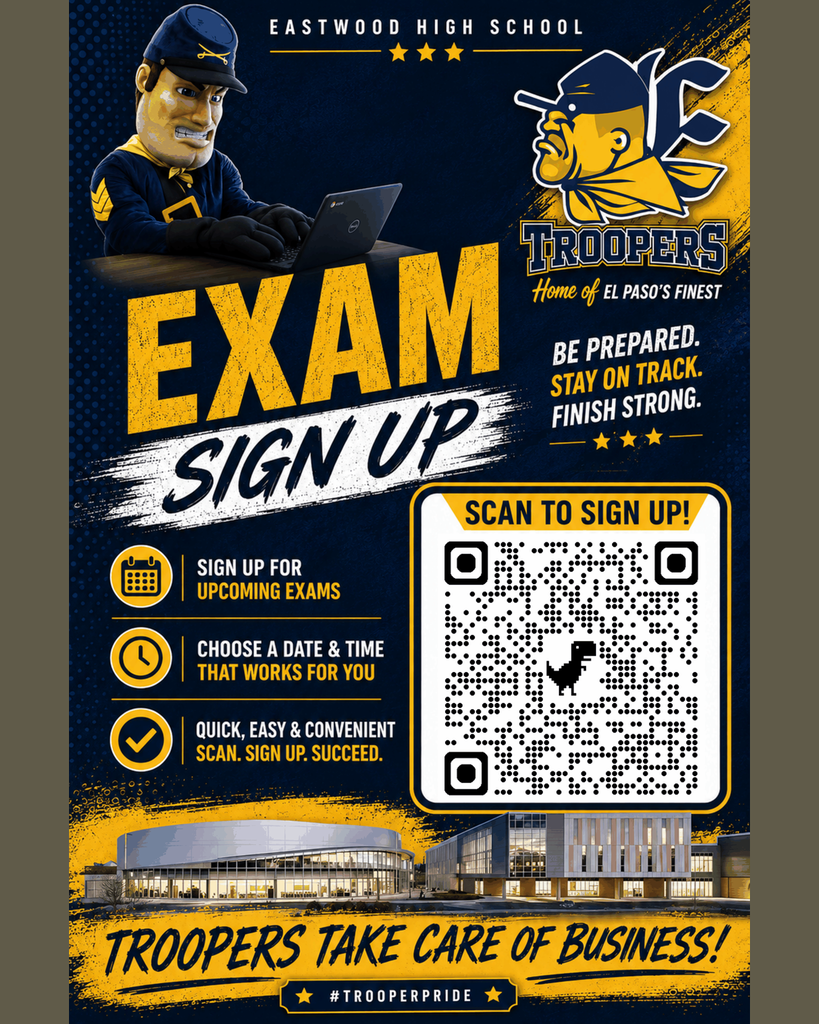 EHS Exam Sign up QR Code