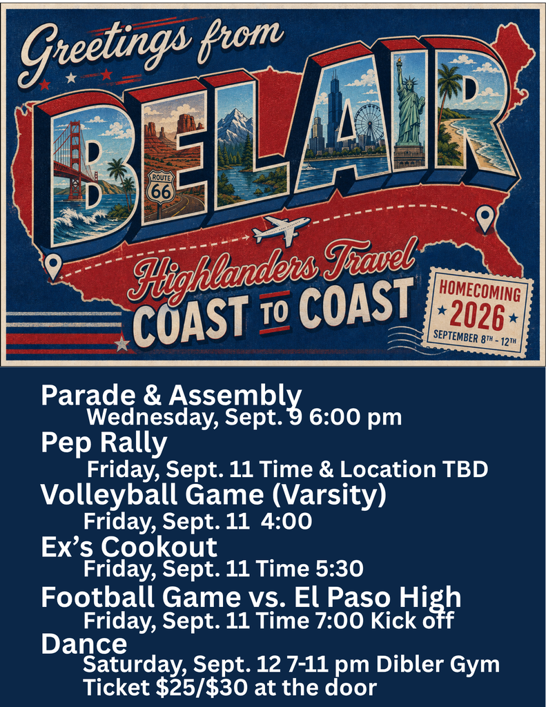 Bel Air Homecoming week 2026!!!