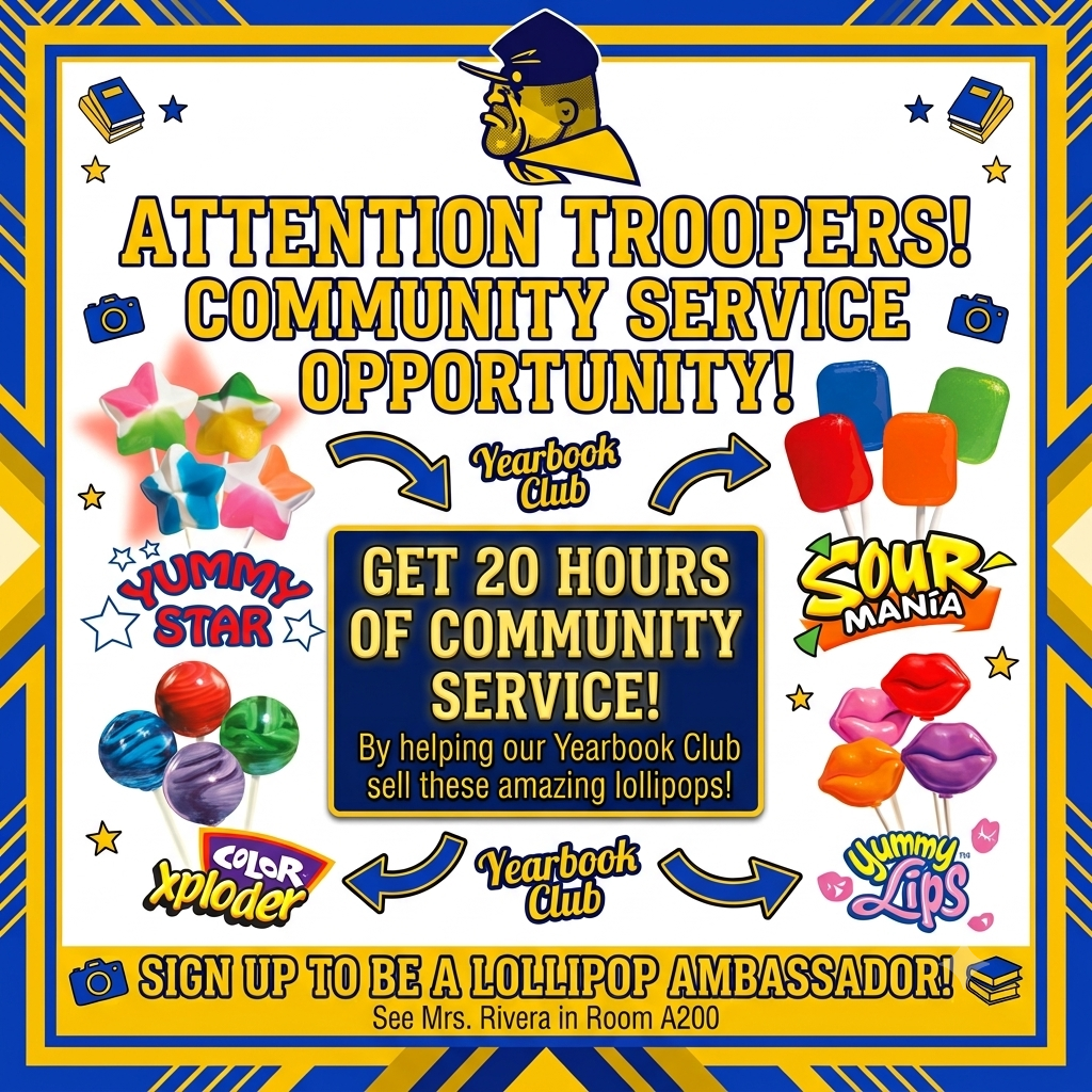Up to 20 hours of Community Service Hours
