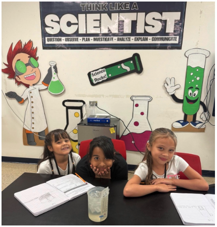 students in science lab